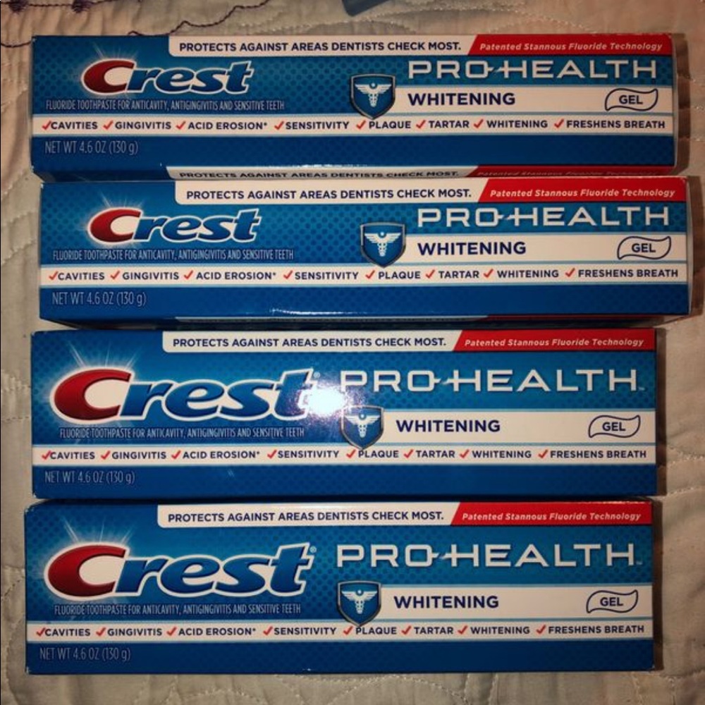 Crest toothpaste